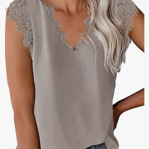 NWT light gray camisole size large